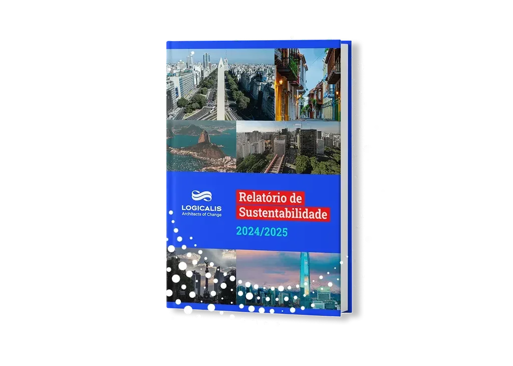 Capa do Relatório de Sustentabilidade Logicalis Latam